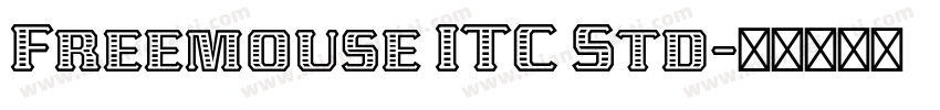 Freemouse ITC Std字体转换